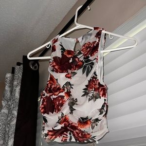 Floral tank top